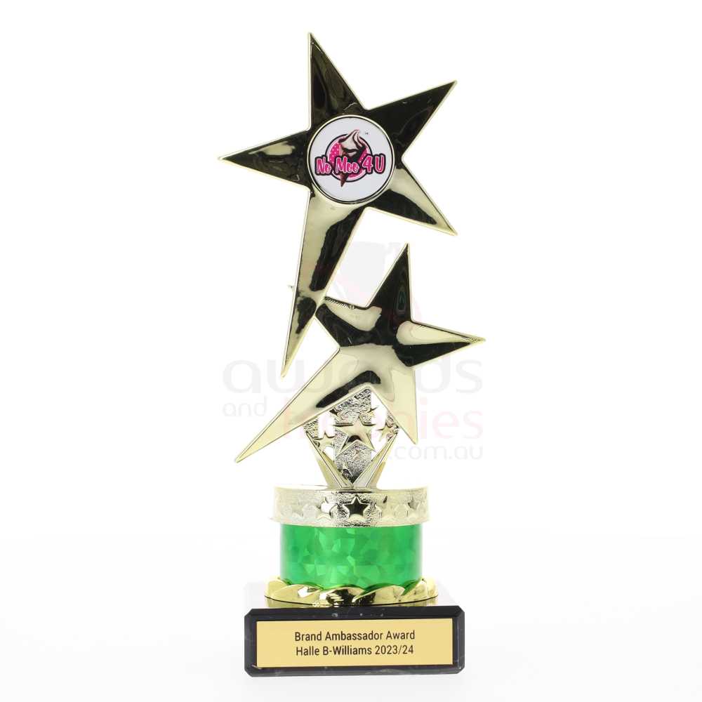 Twin Star Gold/Green 205mm