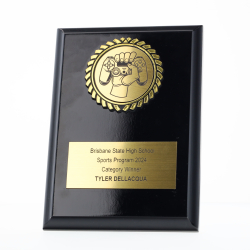 Black Plaque 150mm - Esports
