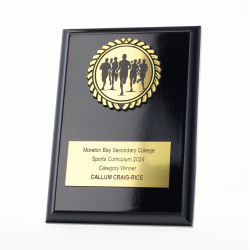 Black Plaque 150mm - Marathon