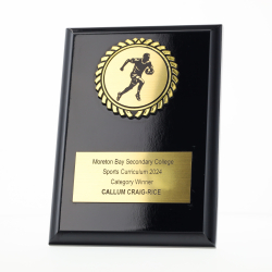 Black Plaque 150mm - Rugby
