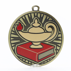 Spark Academic Medal 55mm - Antique Gold