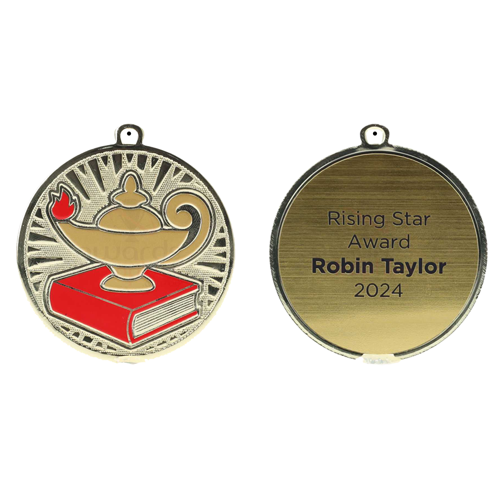 Spark Academic Medal 55mm - Shiny Gold