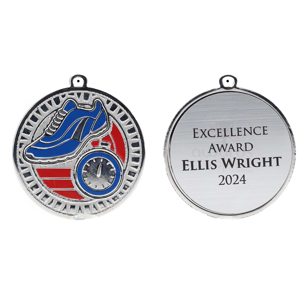 Spark Track Medal 55mm - Shiny Silver