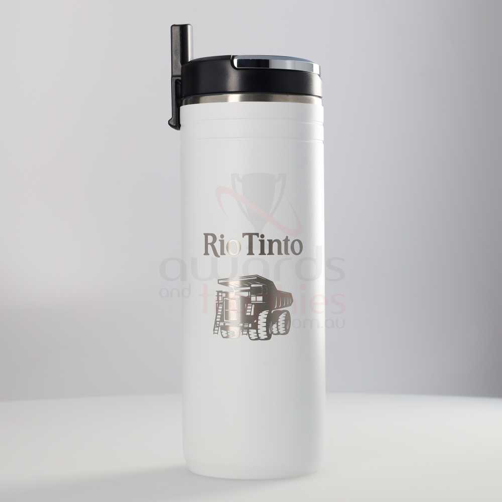 Arctic Zone Titan Thermal HP Straw Drink Bottle 600ml - White