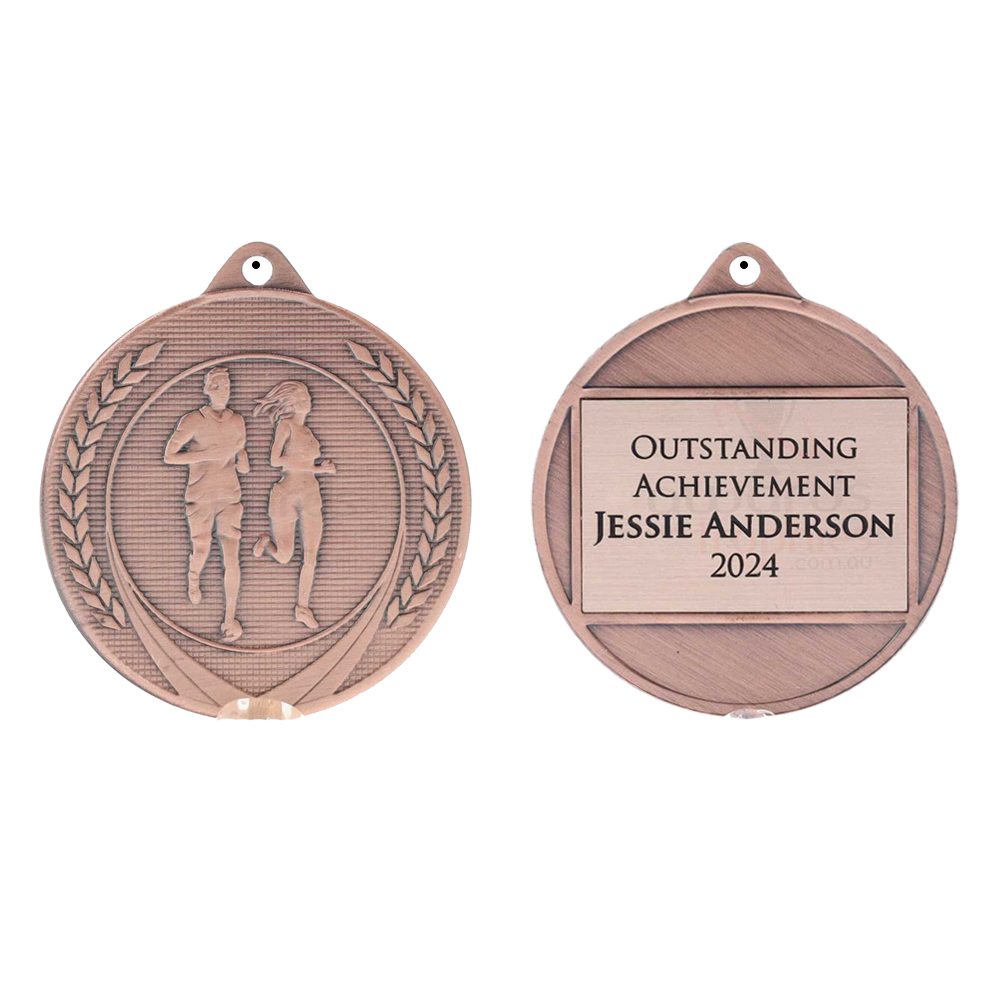 Garland Cross Country Medal 50mm - Bronze
