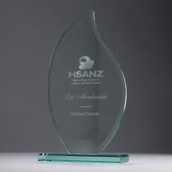 Jade Glass Flame 195mm