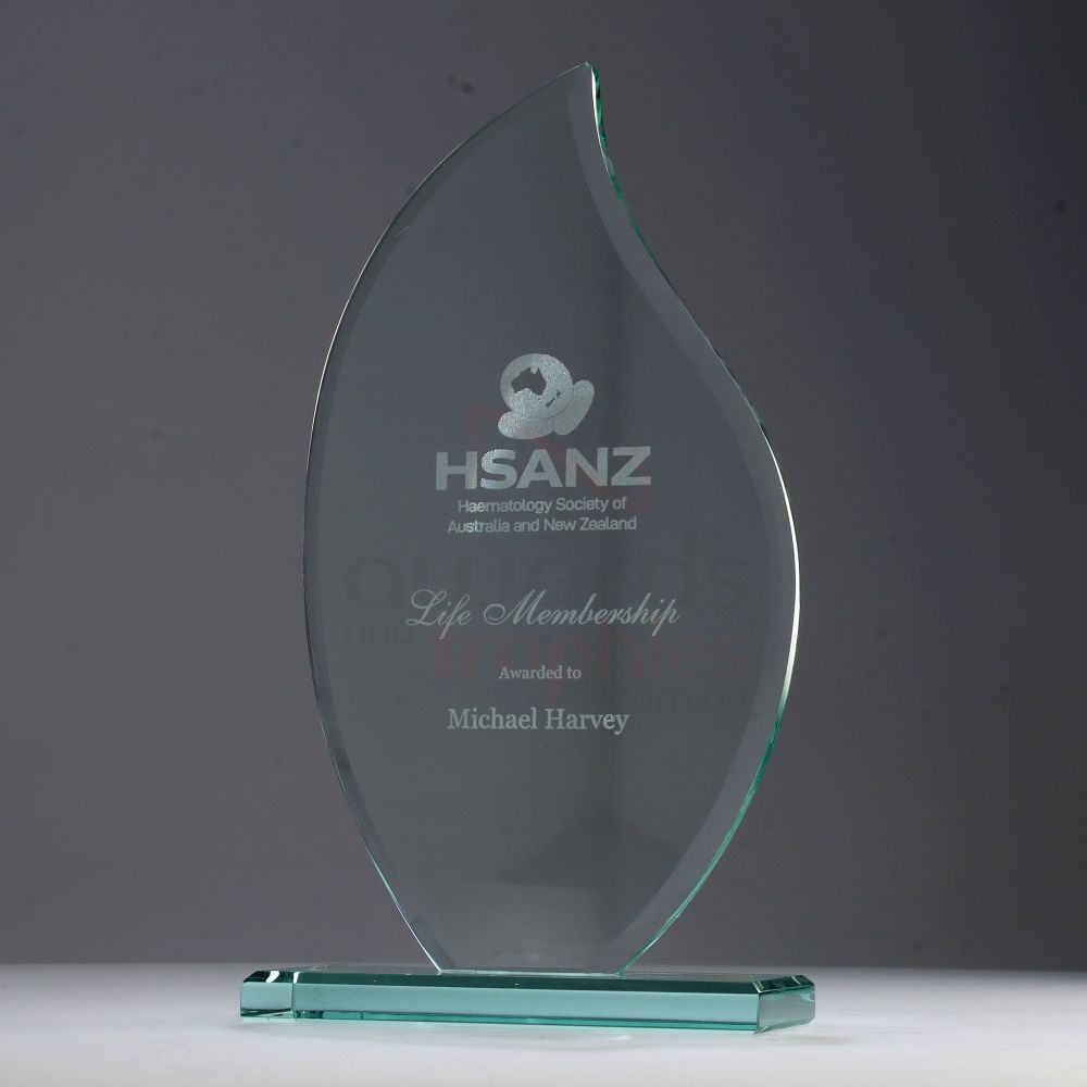 Jade Glass Flame 195mm