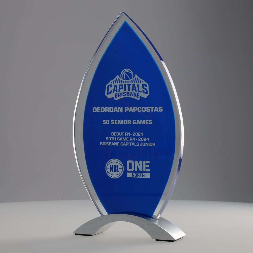 Ignite Glass Flame 245mm - Blue