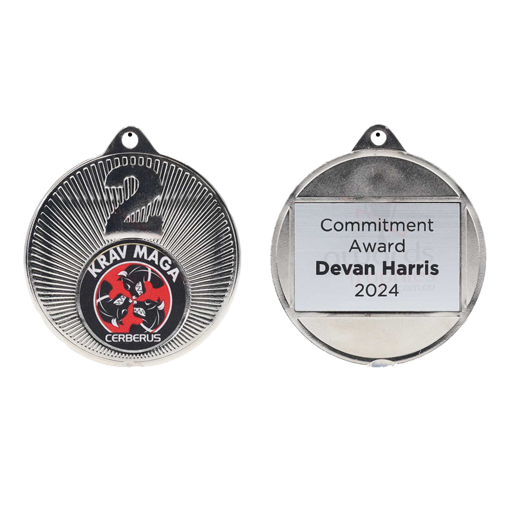 Shine 2nd Place Medal 50mm - Silver