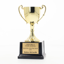 Nickel Plated Cup 150mm - Gold