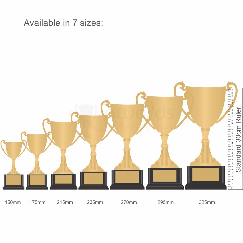 Nickel Plated Cup 235mm - Gold