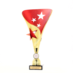 Aspen Cup 315mm - Gold/Red
