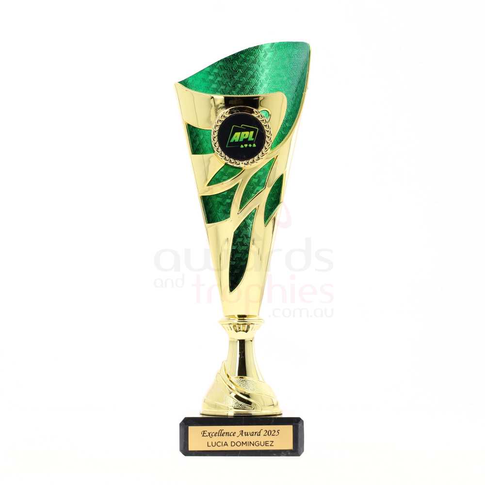 Cortina Cup 230mm - Gold/Green