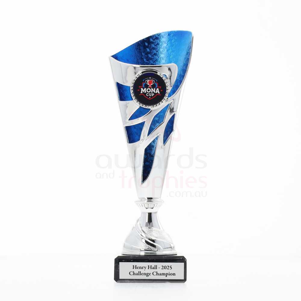 Cortina Cup 200mm - Silver/Blue