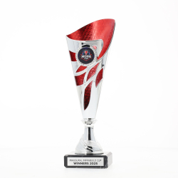 Cortina Cup 200mm - Silver/Red