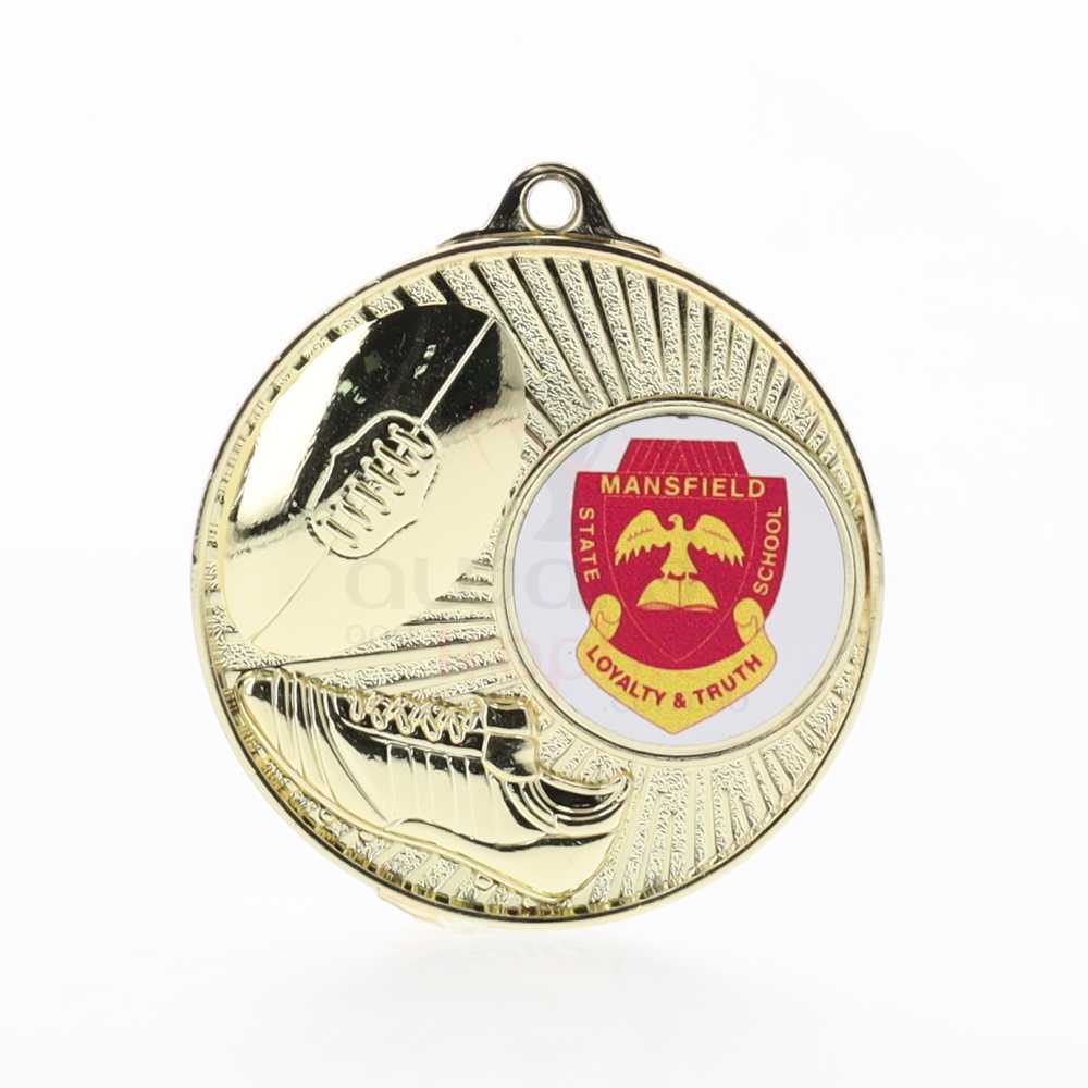 Blitz Logo Medal Gold 52mm - AFL