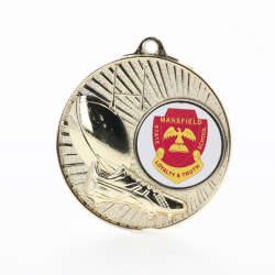 Blitz Logo Medal Gold 52mm - Rugby