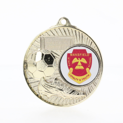 Blitz Logo Medal Gold 52mm - Soccer