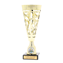 Serafino Cup 220mm - Gold