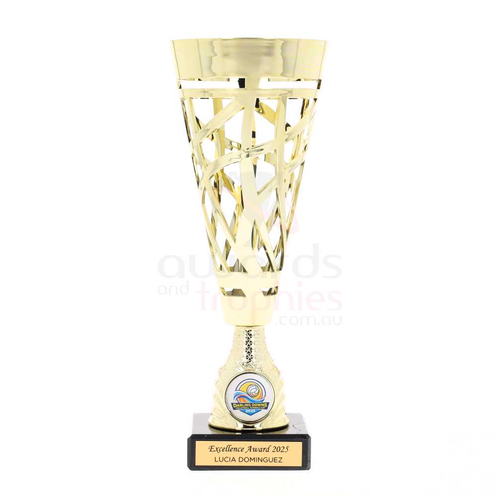 Serafino Cup 220mm - Gold