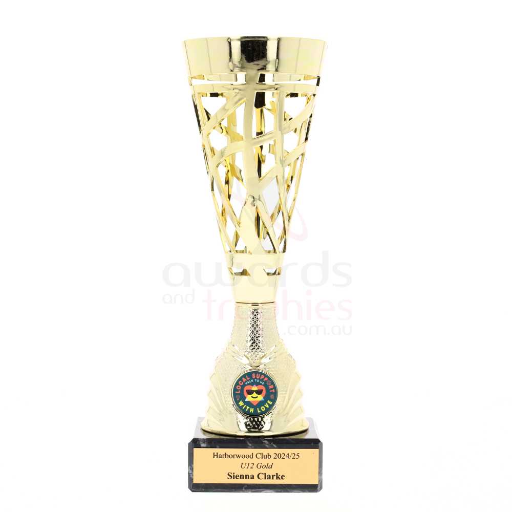 Serafino Cup 250mm - Gold
