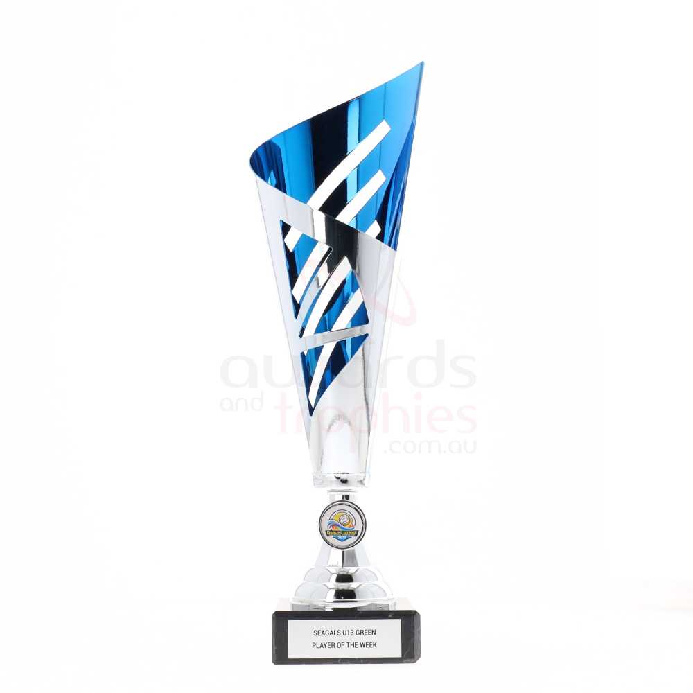 Brooklyn Cup 345mm - Silver/Blue