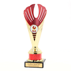 Paloma Cup 205mm - Gold/Red