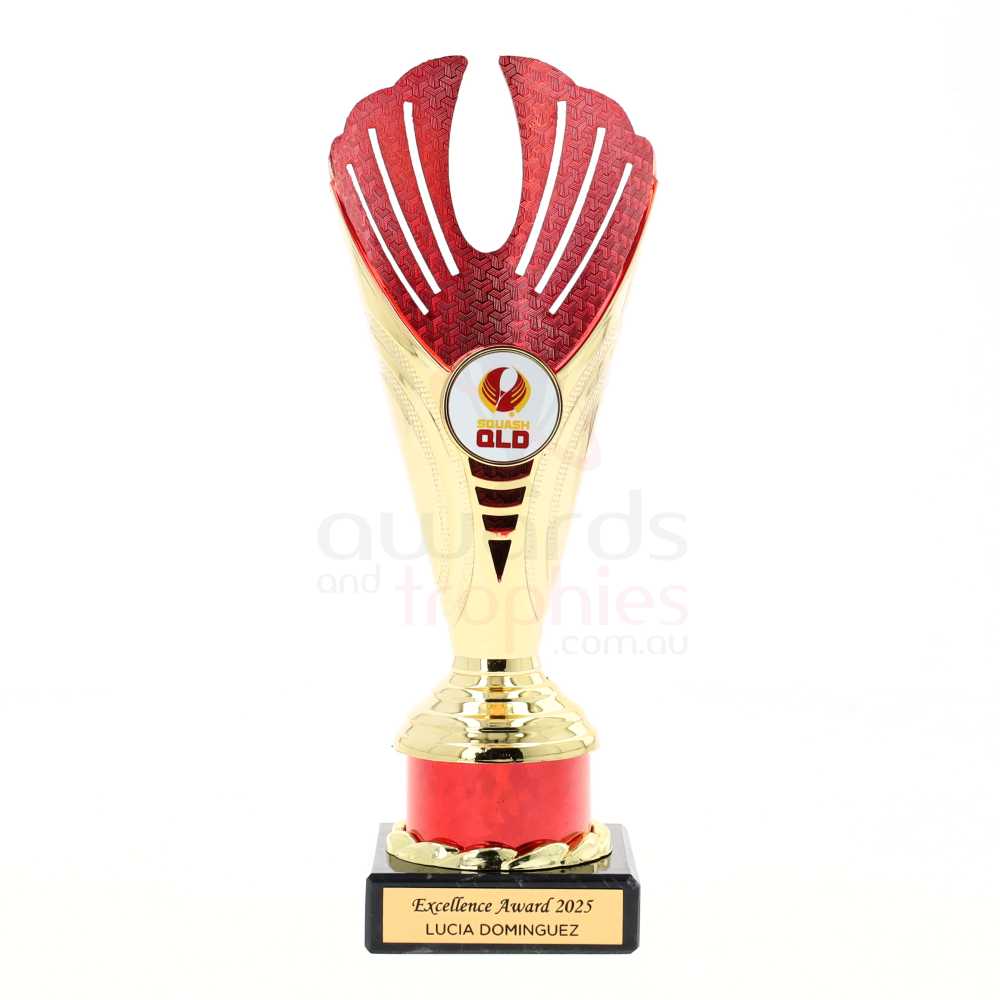 Paloma Cup 205mm - Gold/Red
