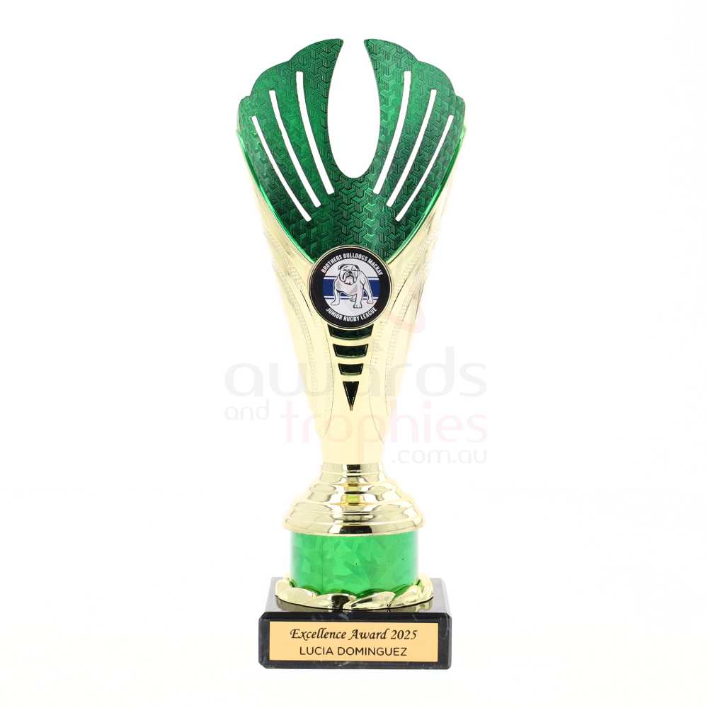 Paloma Cup 205mm - Gold/Green