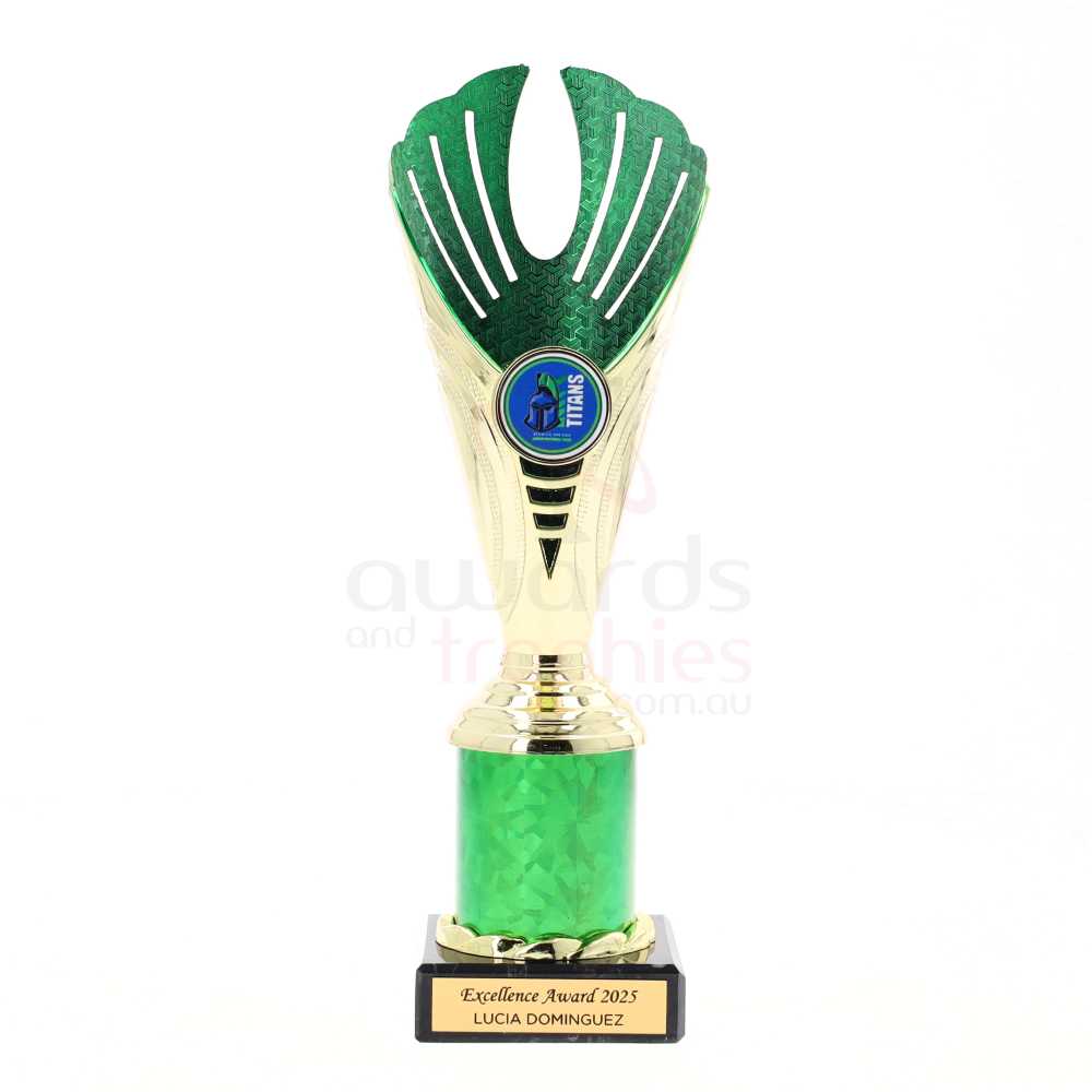 Paloma Cup 230mm - Gold/Green