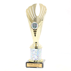Paloma Cup 230mm - Gold/Silver