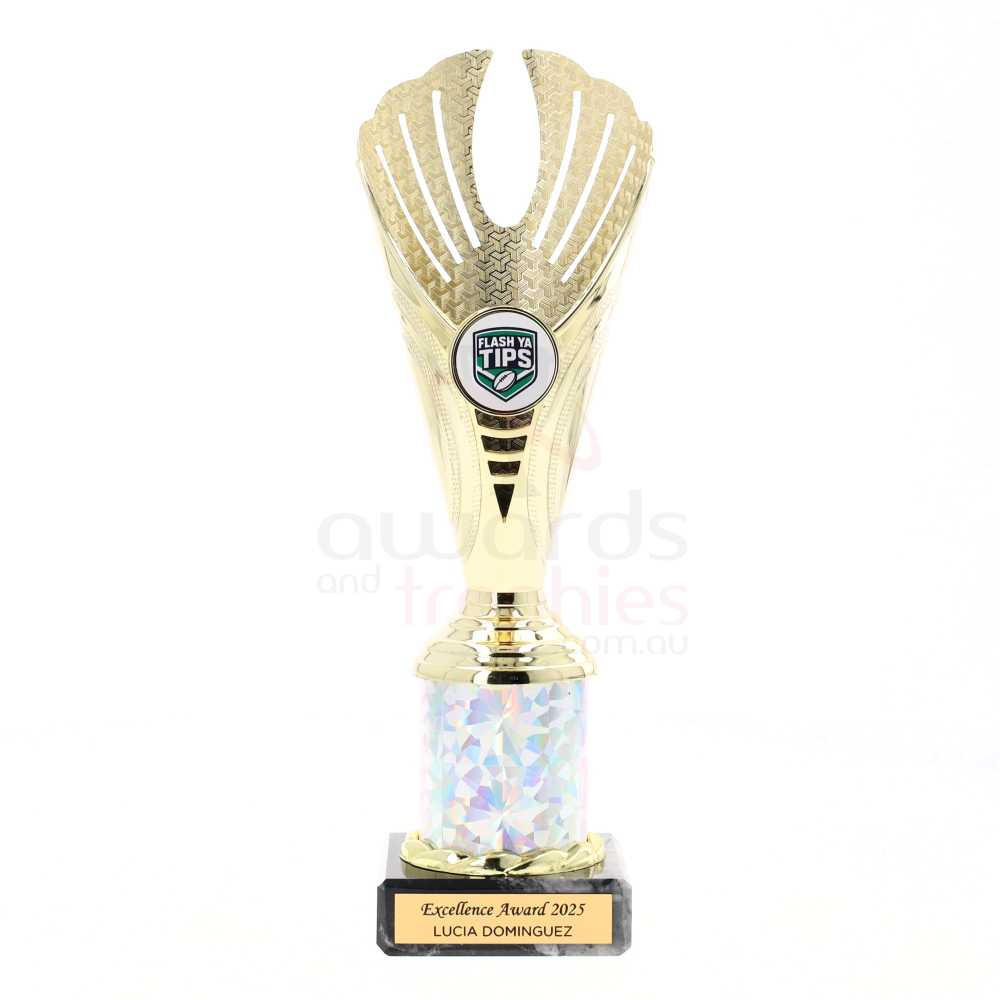 Paloma Cup 230mm - Gold/Silver