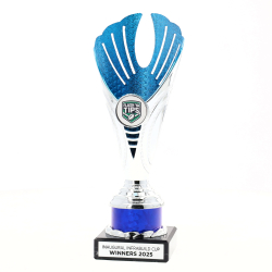 Paloma Cup 205mm - Silver/Blue