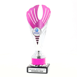 Paloma Cup 205mm - Silver/Pink