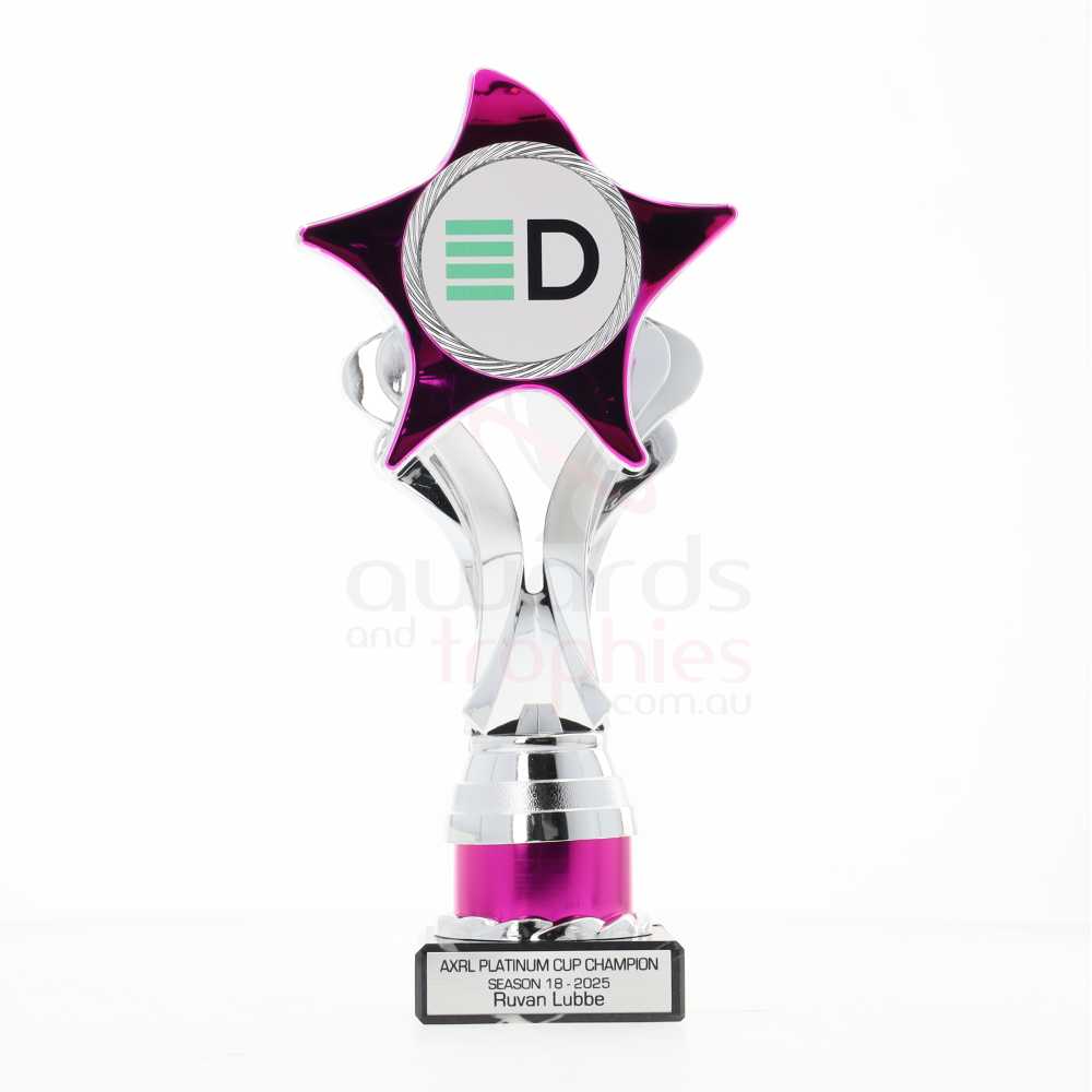 Athena Star 235mm - Silver/Pink