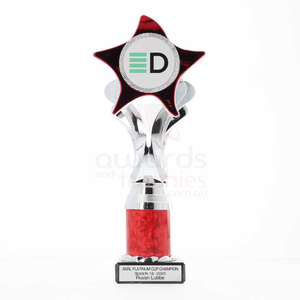 Athena Star 260mm - Silver/Red