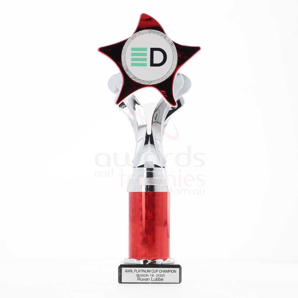 Athena Star 285mm - Silver/Red