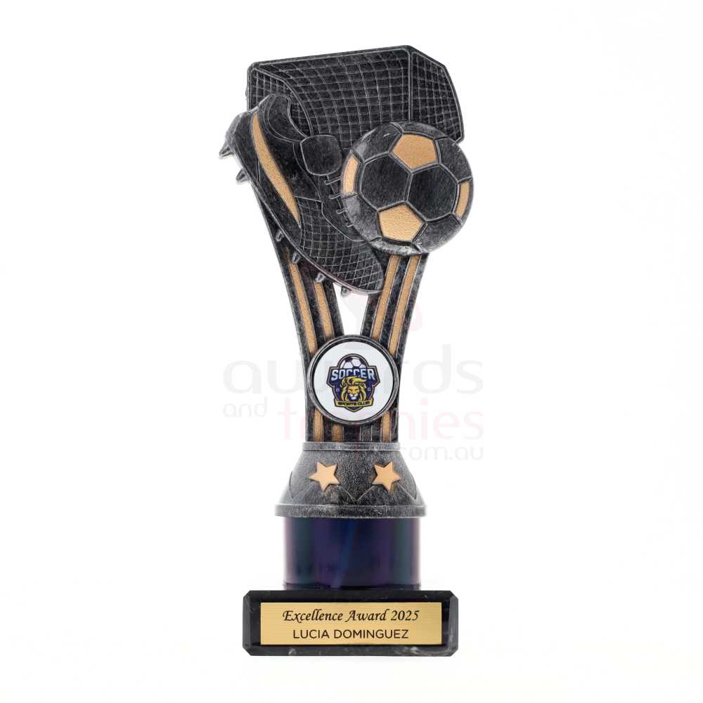 Soccer Synergy 195mm - Antique Silver
