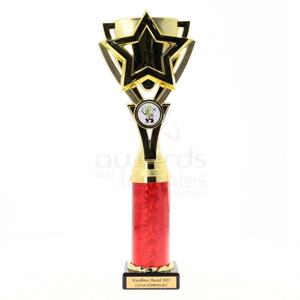 Kudos Cup 310mm - Gold/Red