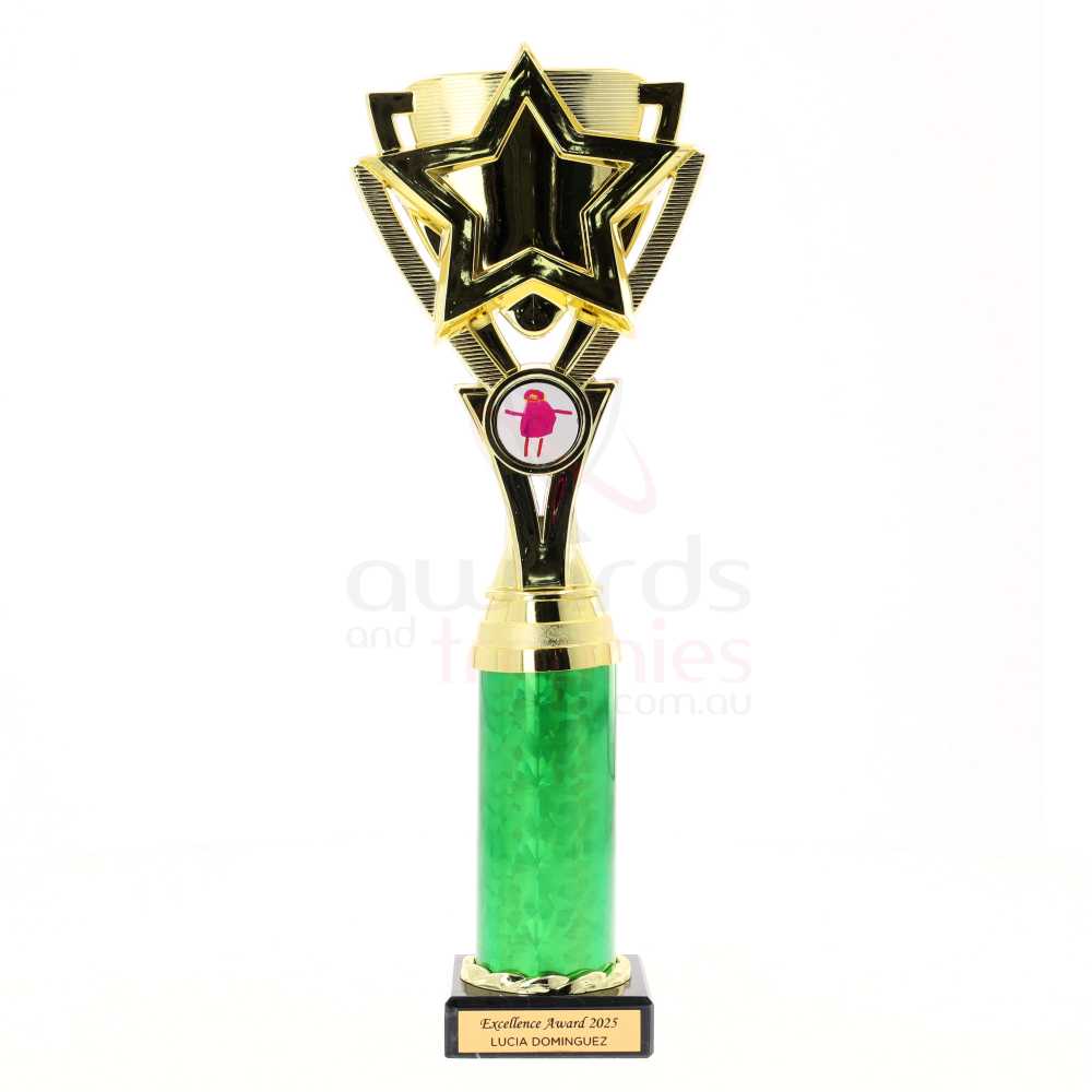 Kudos Cup 310mm - Gold/Green