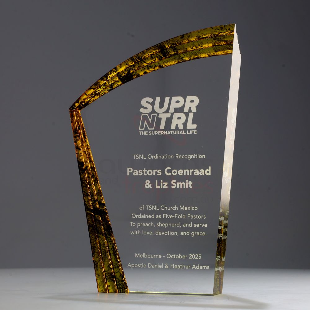 Acrylic Lambent Gold 200mm