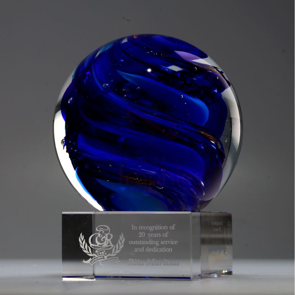 Art Glass Moonstone 130mm