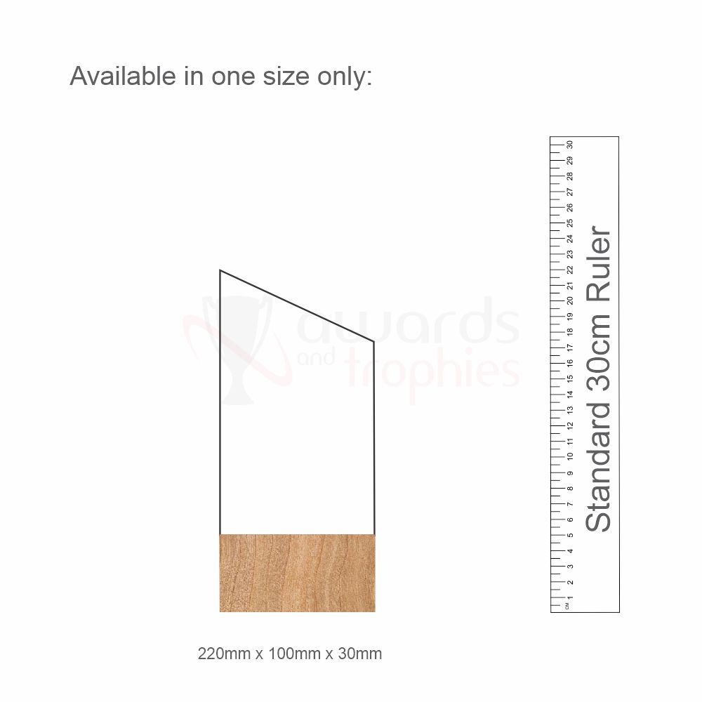 Crystal & Wood Ridgeline 220mm