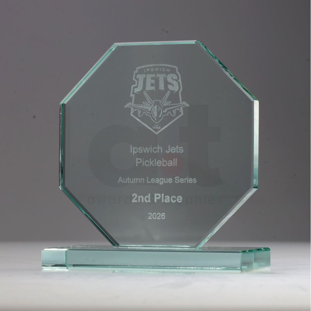 Jade Glass Octagonal 110mm