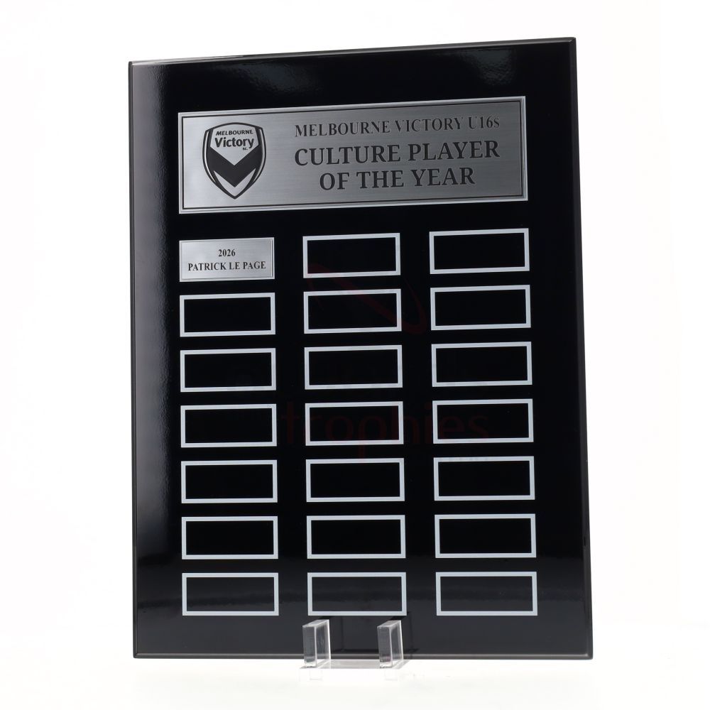 Continuity Perpetual Plaque 300mm - Black/Silver