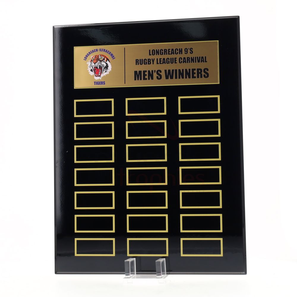 Continuity Perpetual Plaque 300mm - Black/Gold