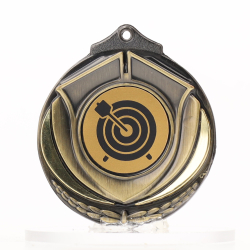 Two Tone Gold Medal 50mm - Archery