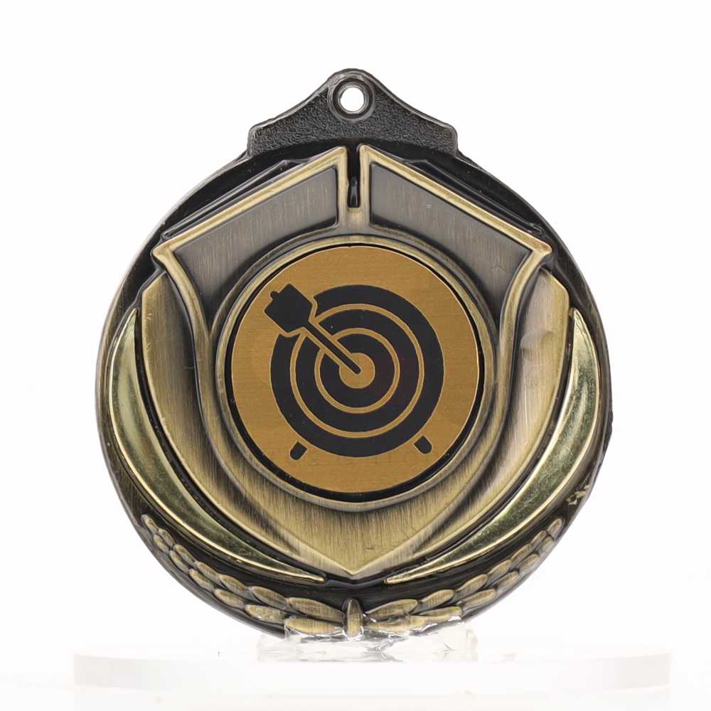 Two Tone Gold Medal 50mm - Archery