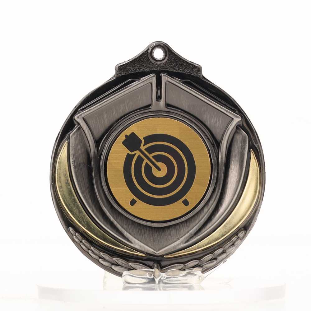 Two Tone Silver Medal 50mm - Archery