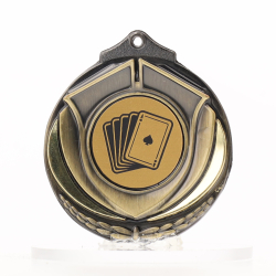 Two Tone Gold Medal 50mm - Cards